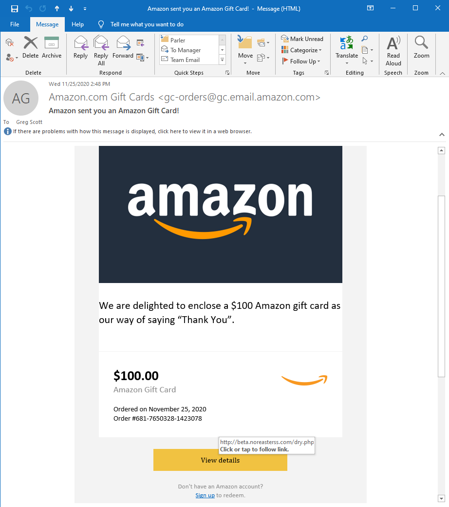 Send amazon gift clearance card by email