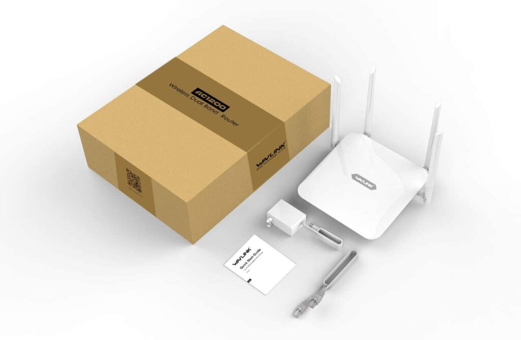 Wavlink WiFi router Image taken from https://www.amazon.com/WAVLINK-Extender-Coverage-1200Mbps-Wireless/dp/B07THZ9LBK/ref=sr_1_4