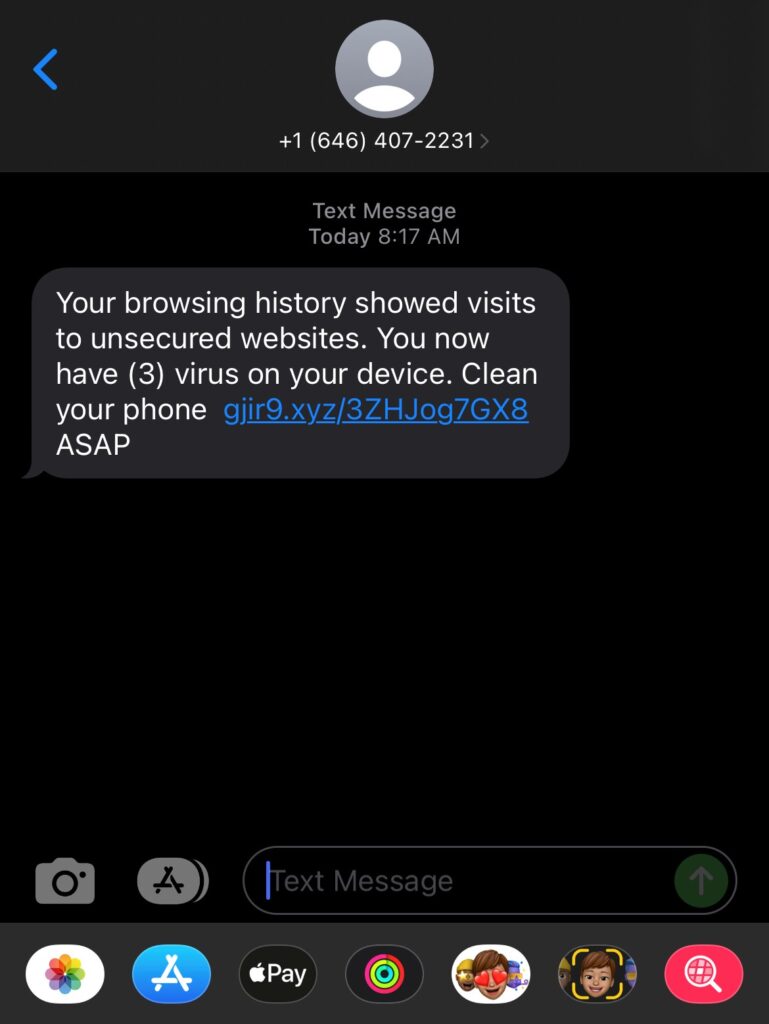 Cory Hepola and I talked about this phishing text message on WCCO Radio, AM 830.