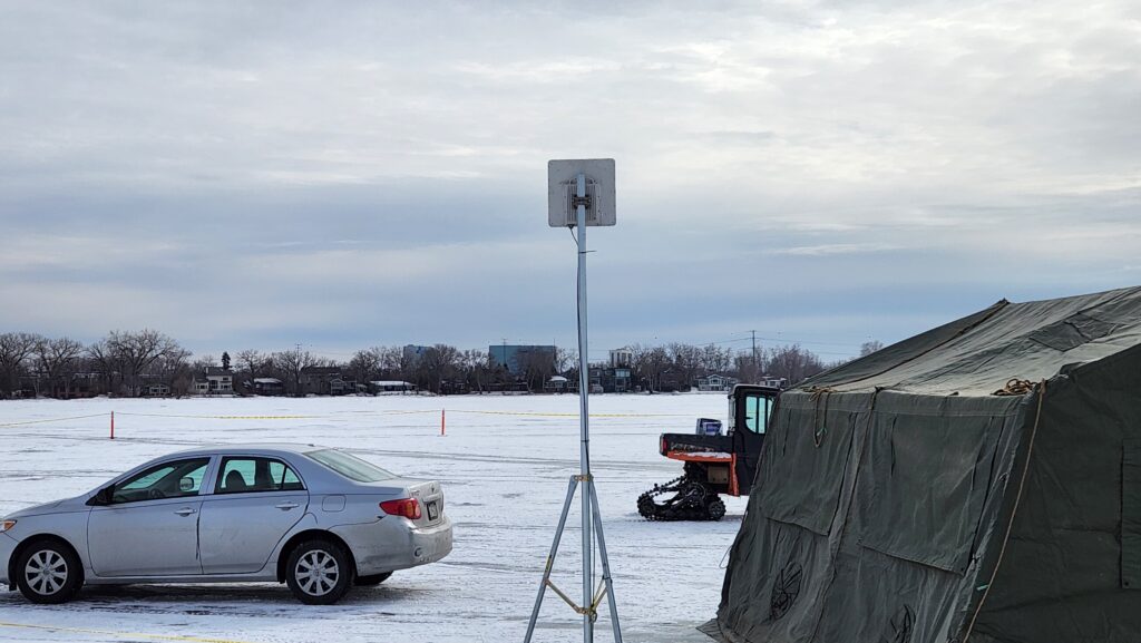 Holes 4 Heroes 2025 - Earthlink (Formerly Nextera Telecom) temporary microwave tower
