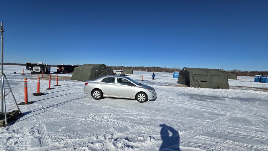 Simulated livestream while setting up Holes 4 Heroes 2026. That's my shadow holding a cell phone. Find real Holes 4 Heroes 2026 livestream content at https://www.dgregscott.com/holes-4-heroes-2026-saturday-feb-7-2026/