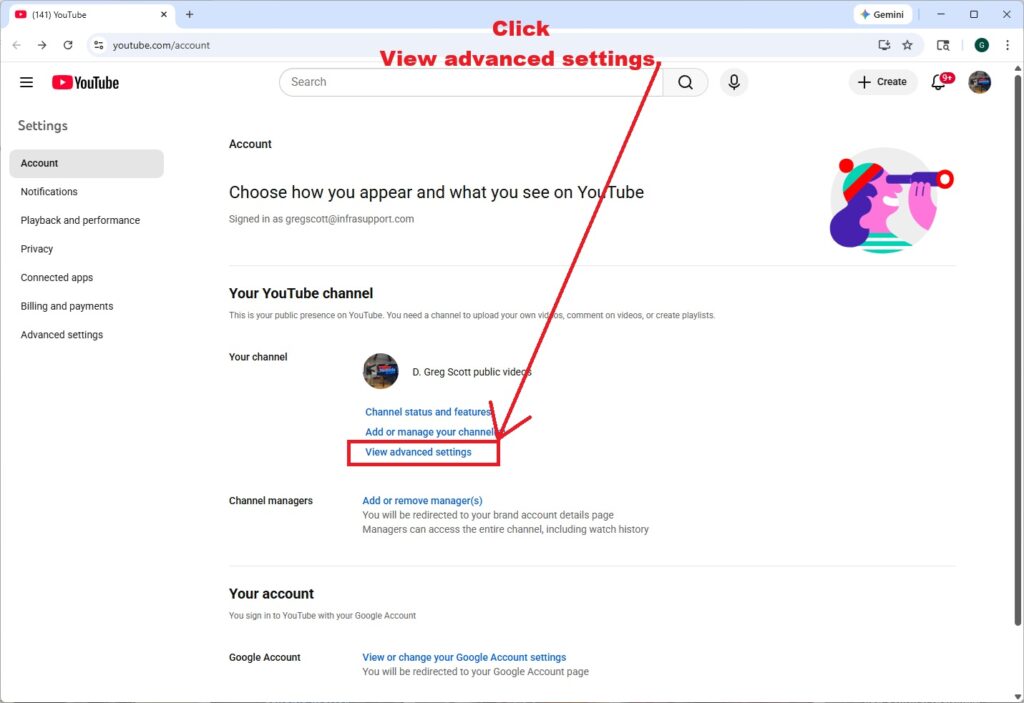 How to find your YouTube channel ID