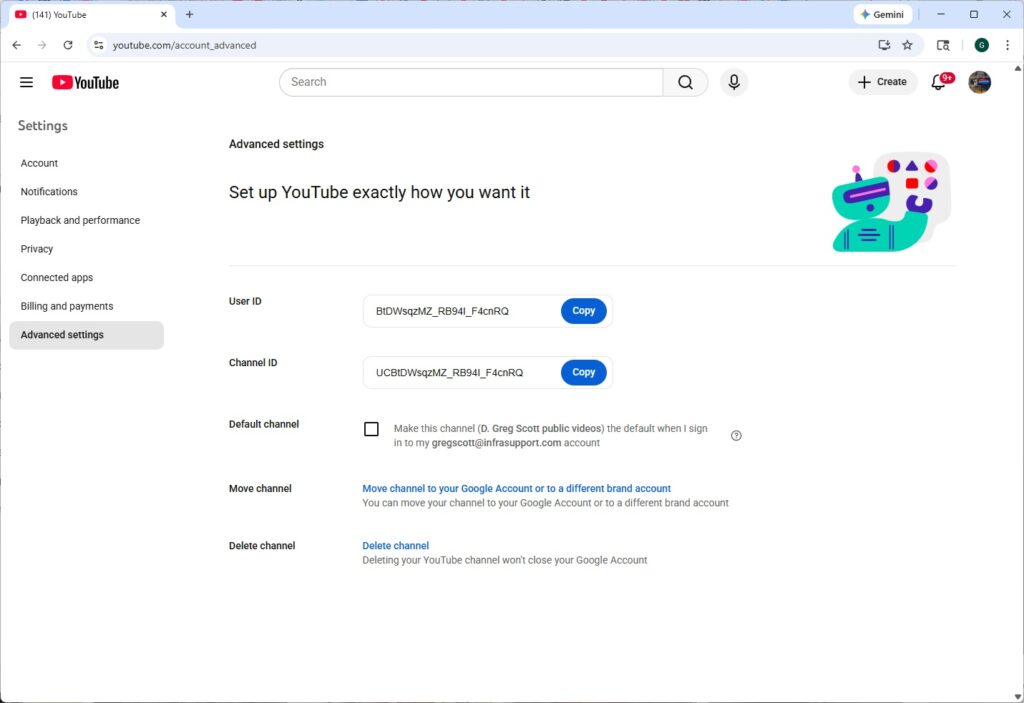 How to find your YouTube channel ID