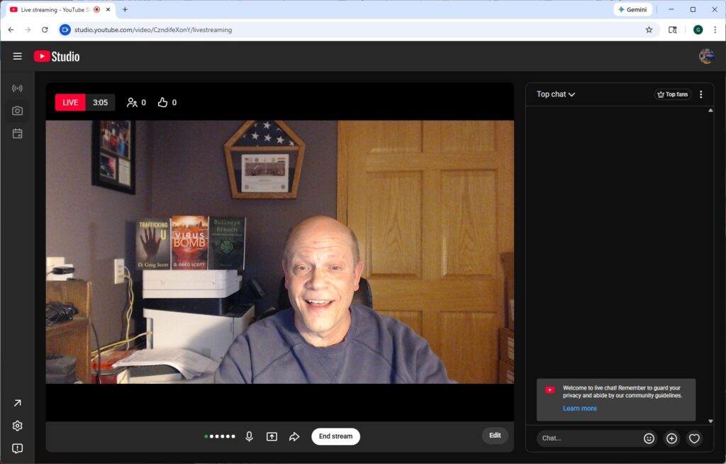 And there I am in all my glory.